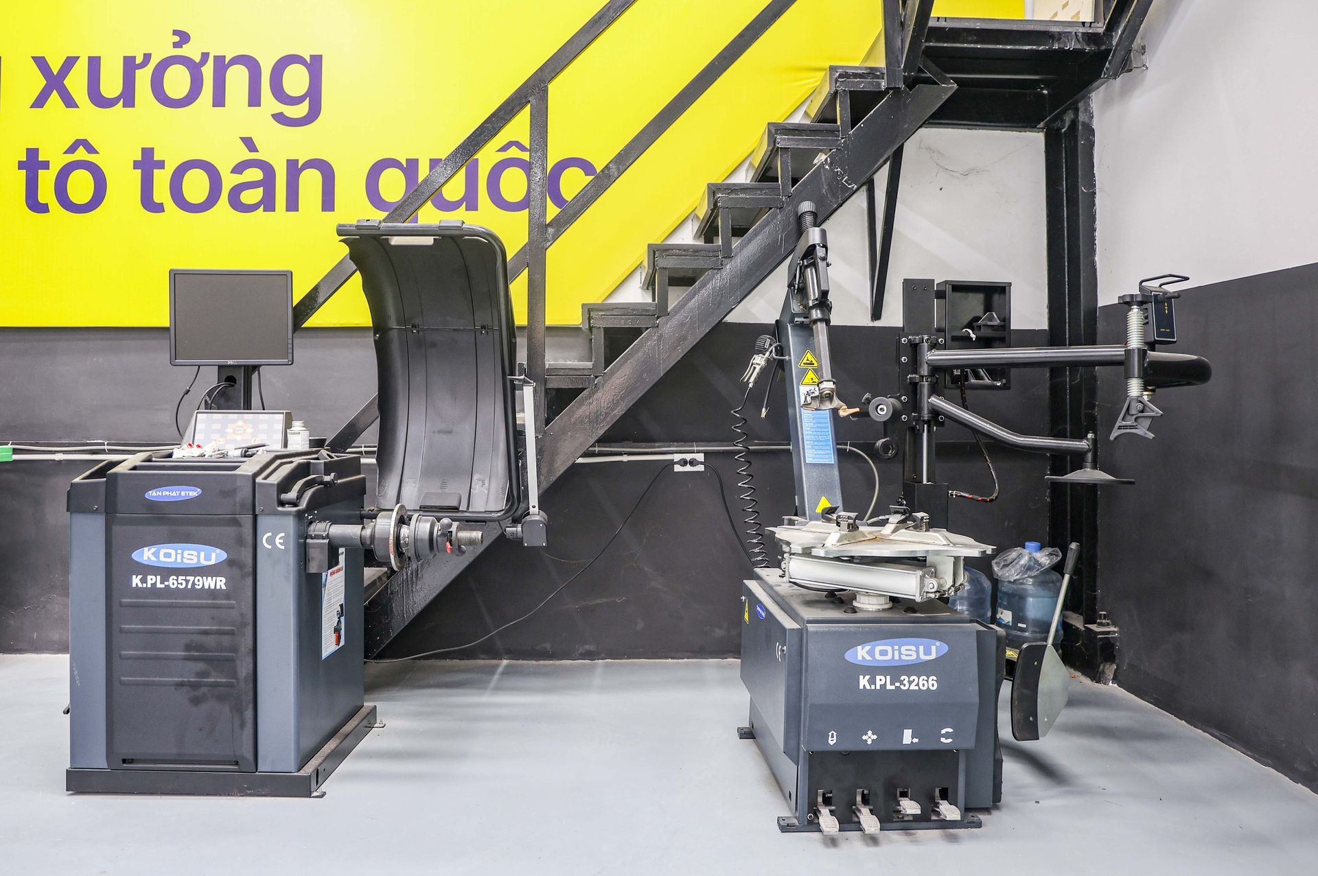 Hình ảnh một số thiết bị nên có khi mở trung tâm detailing