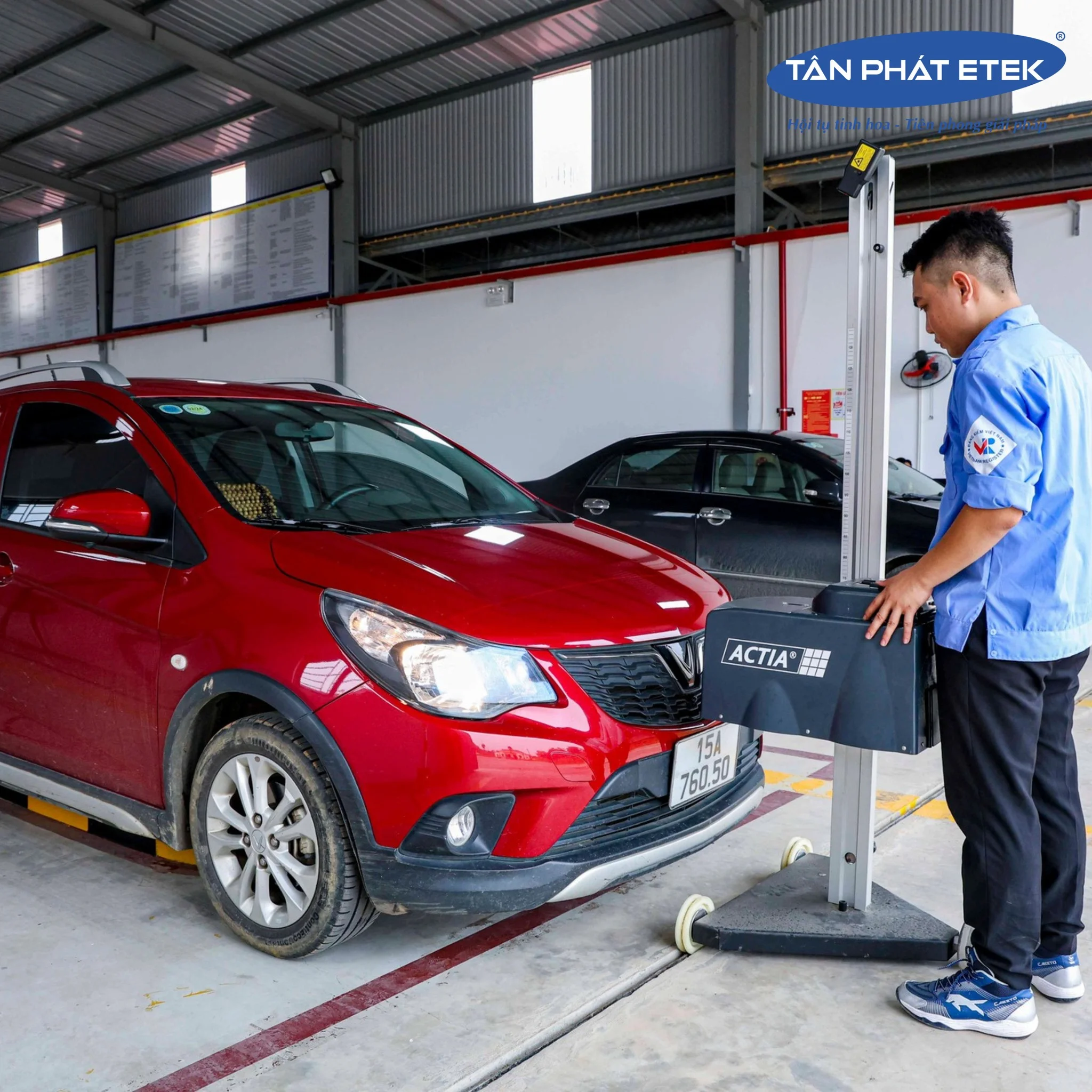 Tân Phát Etek cung cấp thiết bị cho trung tâm đăng kiểm xe cơ giới tại Phú Thọ Tân Phát Etek cung cấp thiết bị cho trung tâm đăng kiểm xe cơ giới tại Phú Thọ