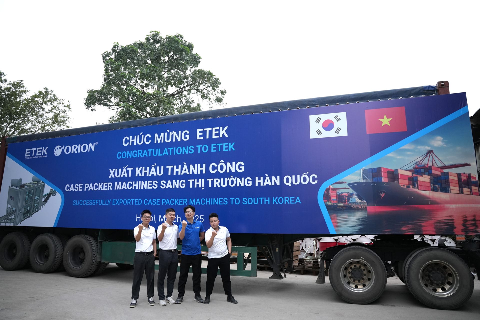 Tân Phát Etek xuất khẩu sang thị trường Hàn Quốc