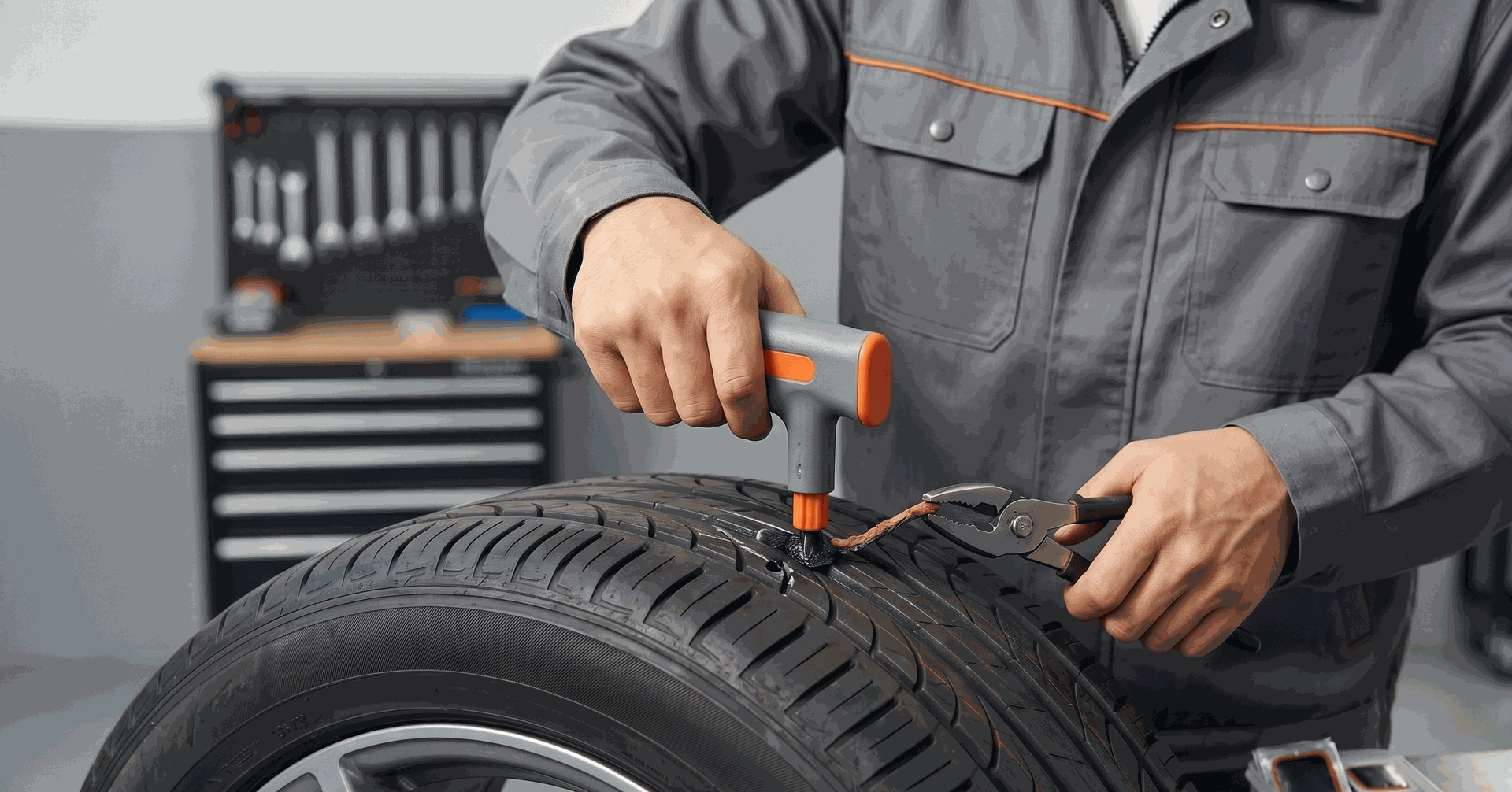 Quy trình vá nấm lốp ô tô chuẩn kỹ thuật