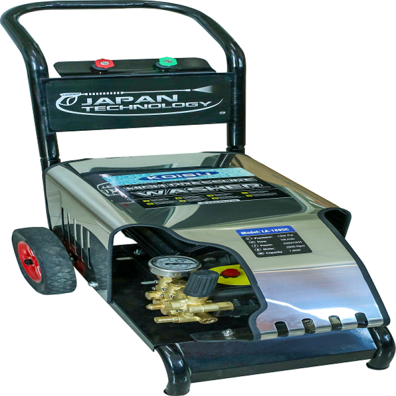 Máy rửa áp lực cao nước lạnh 90 Bar, 1.8KW ( 1 Pha, bao gồm dây 15m)