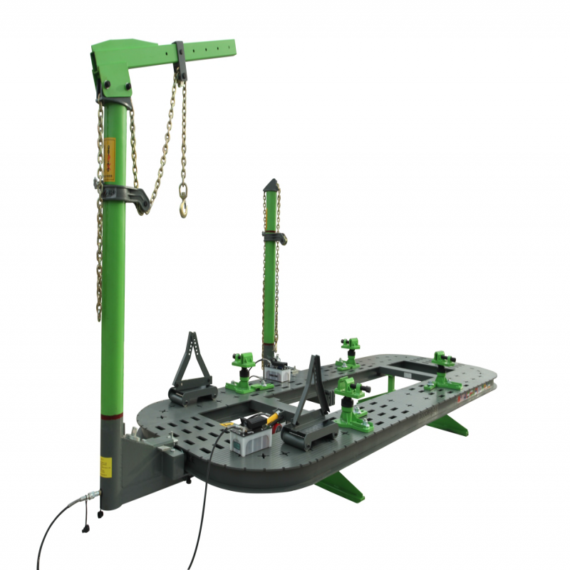 Bệ kéo nắn lắp nổi cho xe con, tháp kéo 10 tấn (6000x2260x600 mm, Kèm bộ phụ kiện)