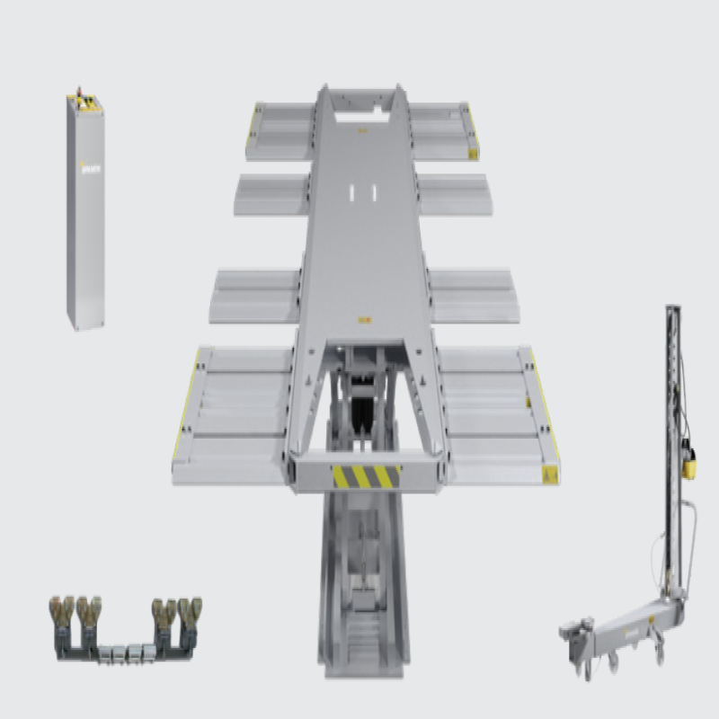 Bệ kéo nắn lắp nổi cho xe con Multibench, Tháp kéo 10 Tấn (Cầu nâng 3.2 Tấn.)